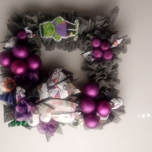 Halloween Square Wreath